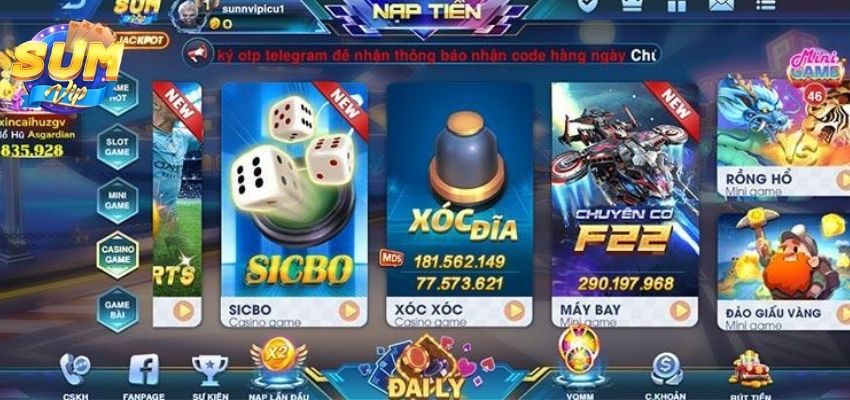 Sumvip là điểm đến lý tưởng cho các tín đồ đam mê game bài với hàng loạt siêu phẩm
